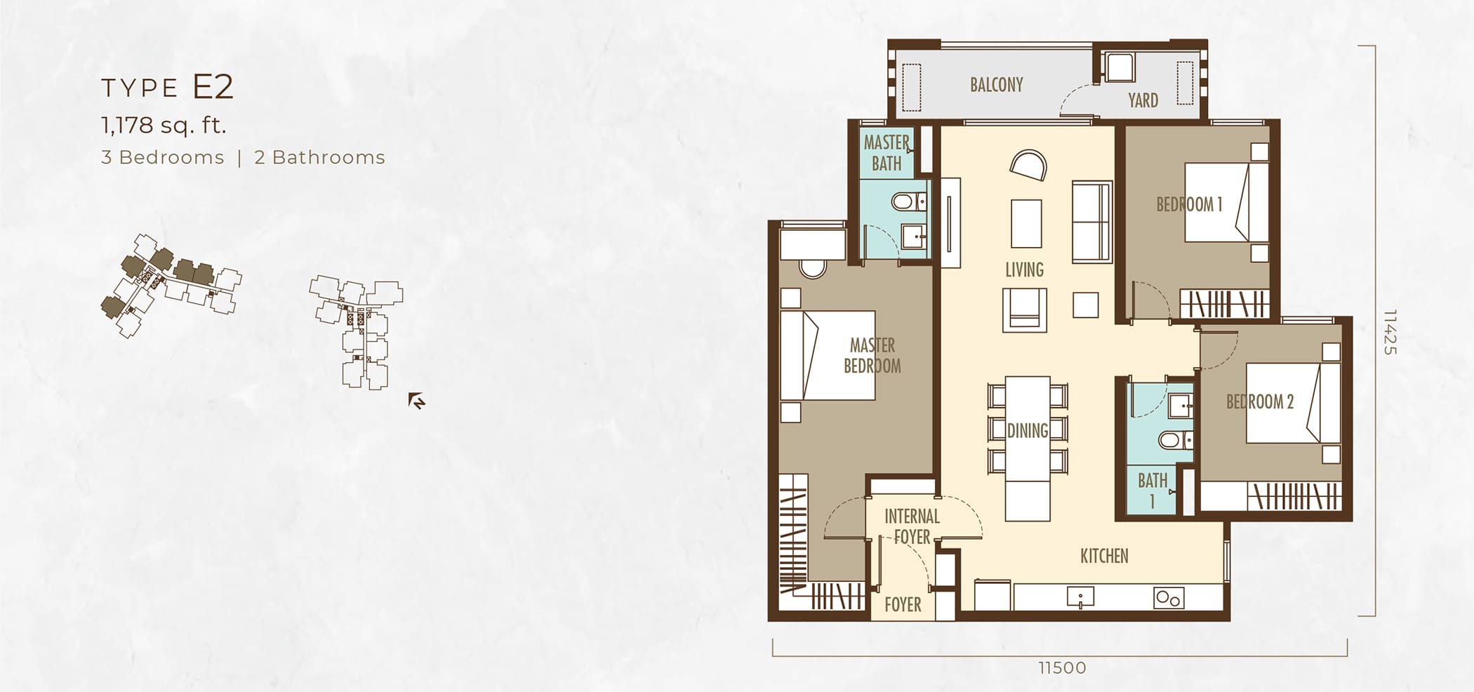 Ayanna Resort Residences Layout Plan